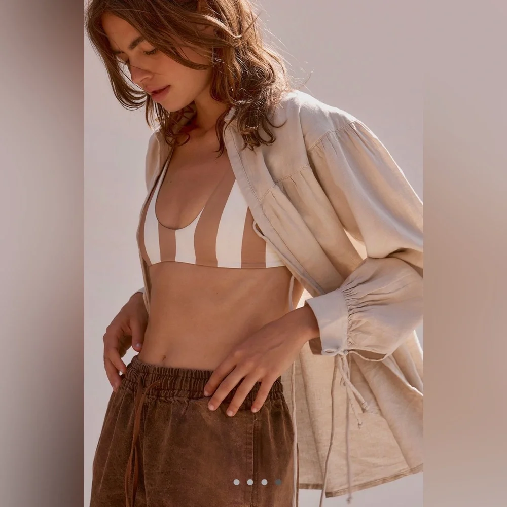 Free People Cream Pants & Jumpsuit Set - Picture 4 of 11